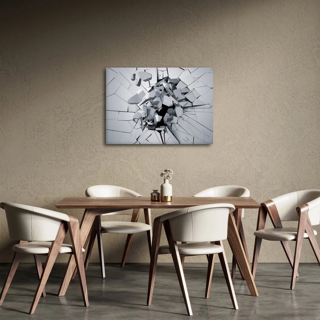 3D absztrakciós kép (70x50 cm)