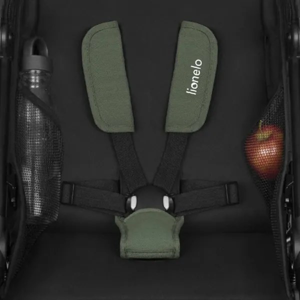 Lionelo - Sport babakocsi AZURA fekete/zöld