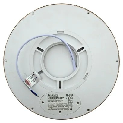 LED mennyezeti lámpatest LED/18W/230V 3000/4000/6500K átm. 23 cm barna