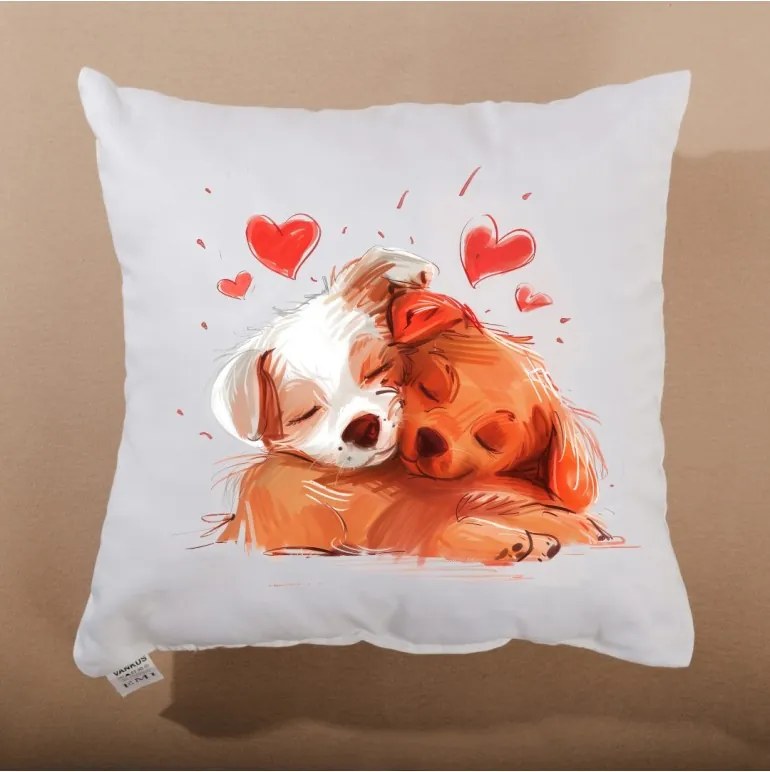 EMI Puppy Love díszpárna 40x40 cm