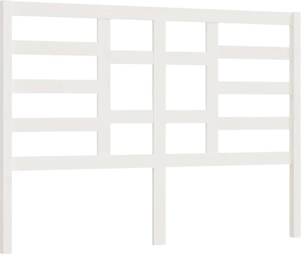 vidaXL fehér tömör fenyőfa ágyfejtámla 166 x 4 x 104 cm