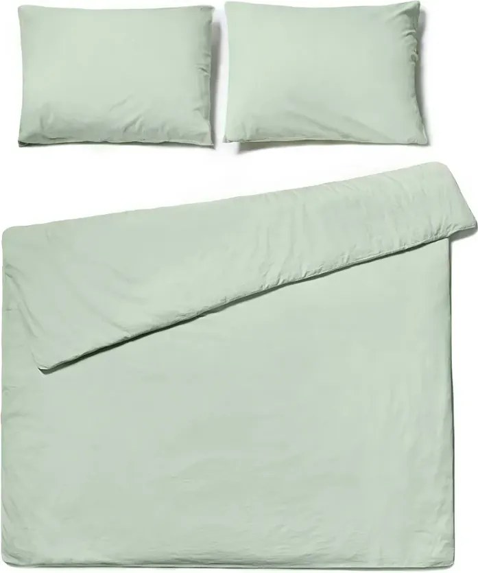 Pamut ágynemű CALMORA mentás Ágyneműhuzat mérete: 2 db 70 x 90 cm | 200 x 220 cm