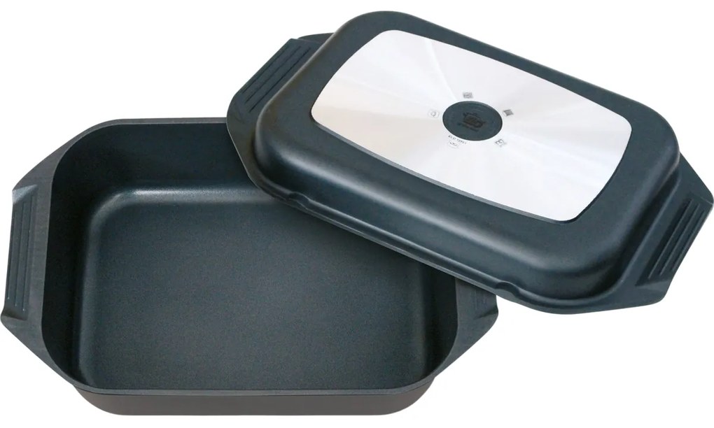 Elo 62042 Sütőedény grillfedéllel Karree 42 x 26cm