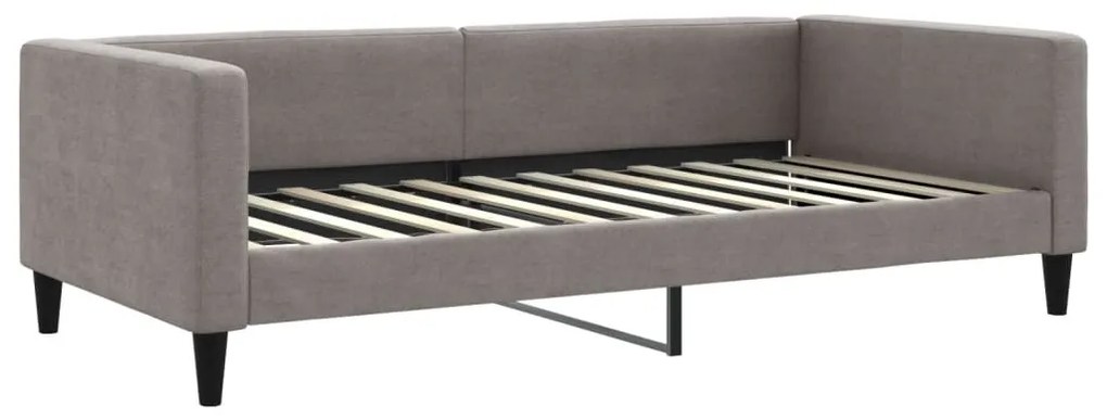 tópszínű kihúzható szövet heverő 100 x 200 cm