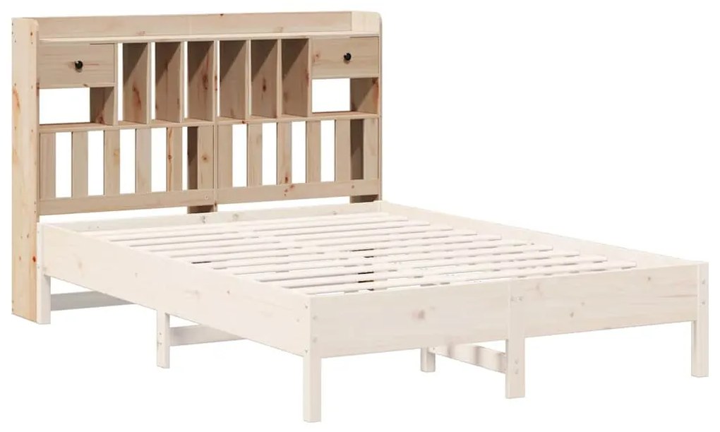 tömör fenyőfa fejtámla tárolóval 150 cm