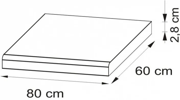 Munkalap (80 cm) Estell BLAT 80. 762618