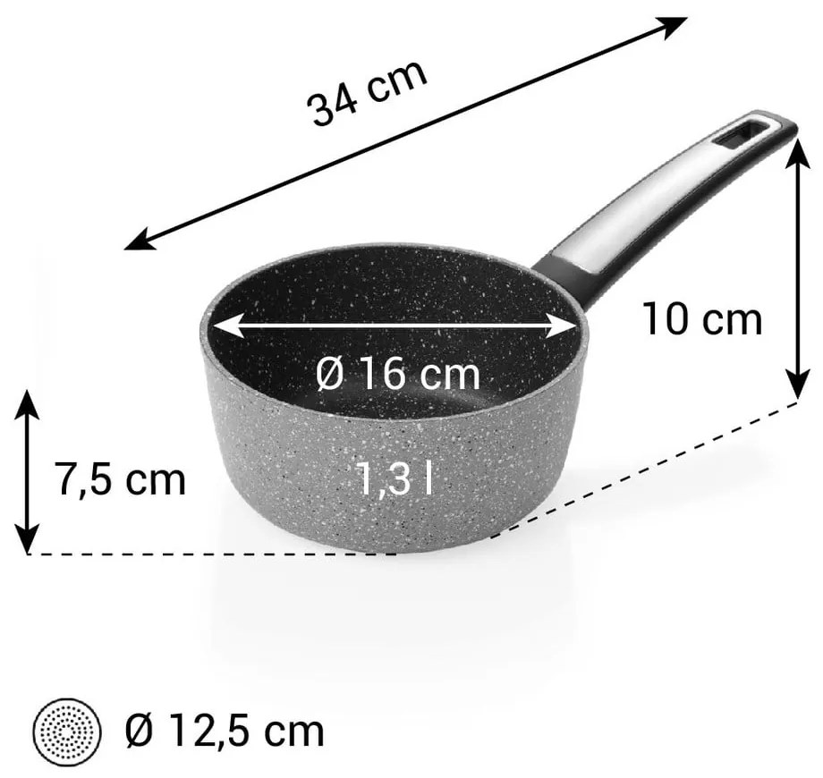Indukciós tűzhelyhez alkalmas alumínium edény 1,3 l i-Premium – Tescoma