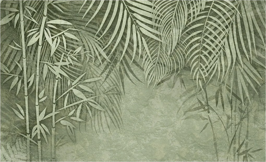 Fotótapéta Flizelin Dekoratív az irodába Bambusz paradicsom 416x254 Ragasztó