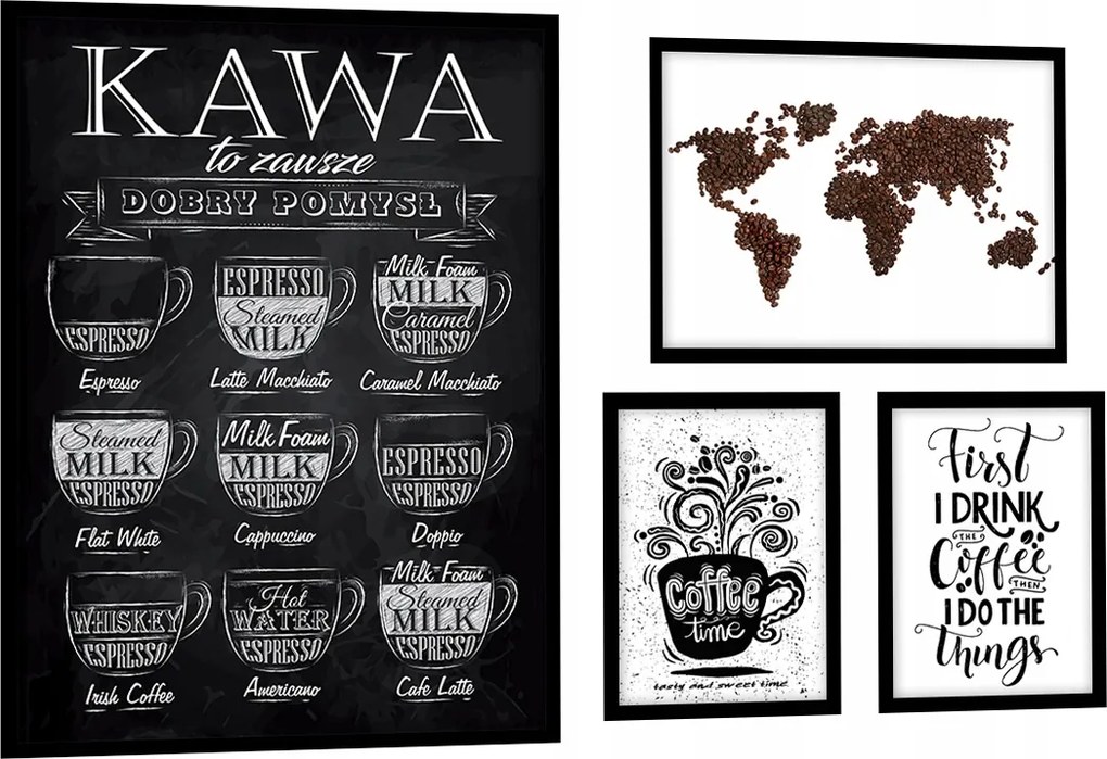 Komplett sorozat 4db Képek Poszterek keretben KP044