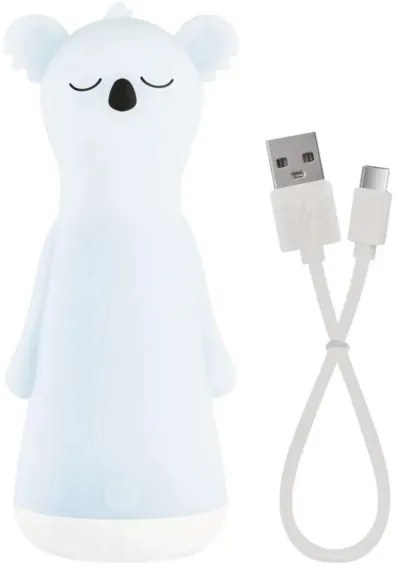 LED fényerőszabályozható, újratölthető gyerek zseblámpa éjszakai fénnyel 2 az 1-ben LED/3,7V 1200 mAh