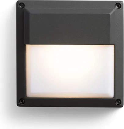 RENDL DELTA 145 fali lámpa antracitszürke 230V GX53 9W IP54