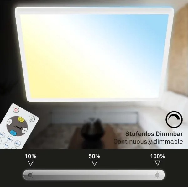 Briloner 7082-016 - SLIM LED 22W 230V 2700-6500K dimmelhető + távirányító