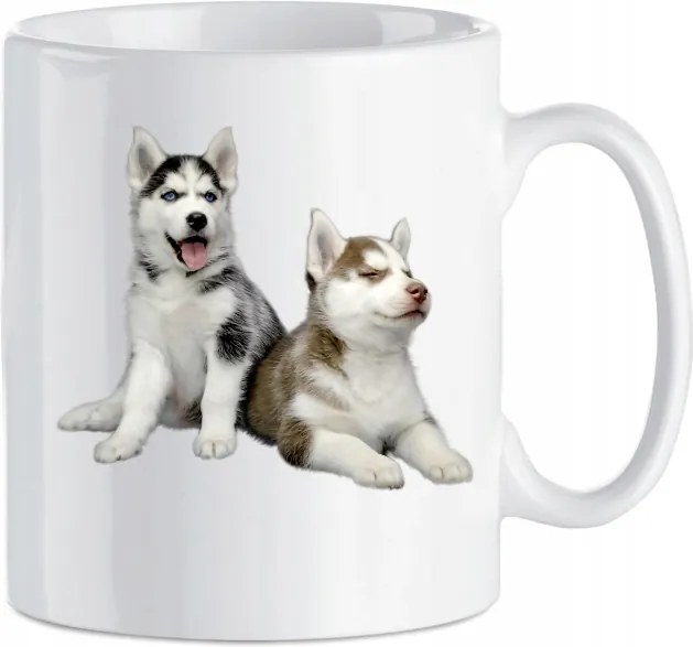 Ajándék bögre szibériai husky 330 ml