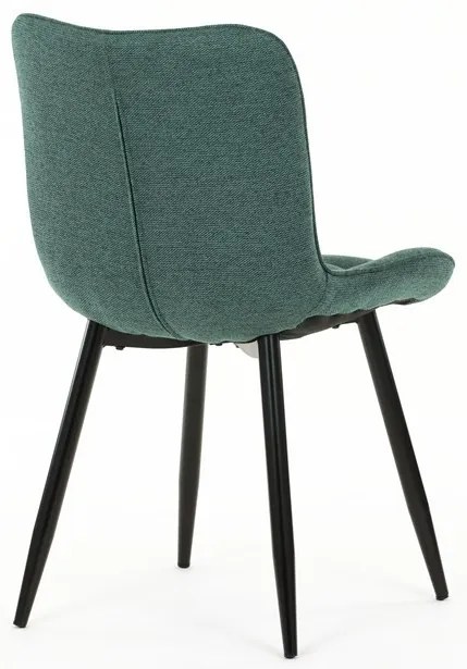 Zöld Szövet Étkezőszék. HC-462 GRN2
