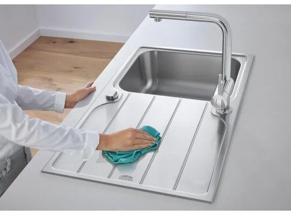 GROHE 31571SD1 - K500 mosogató 860 × 500 mm rozsdamentes acél