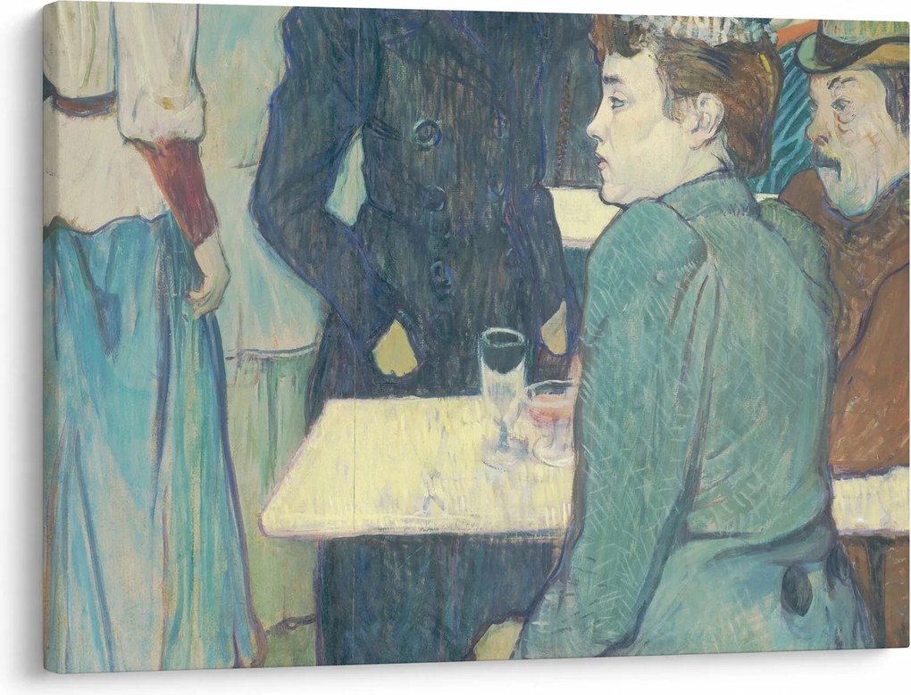 Kép - Henri de Toulouse-Lautrec, A Corner of the Moulin de la Galette, reprodukciók (70x50 cm)