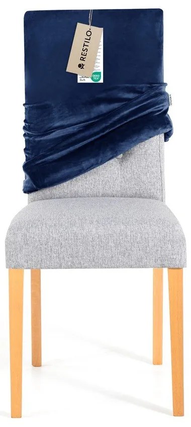 Kék gumis szék huzat 48 cm Sento – Restilo
