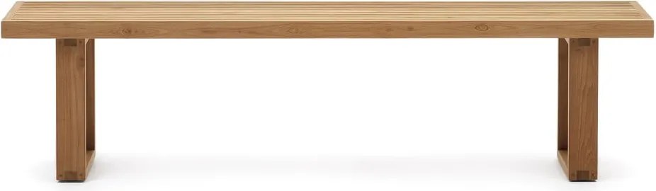 Natúr színű tömörfa kerti pad Canadell – Kave Home