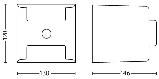 Philips 17322/93/16 - Kültéri lámpa érzékelővel MYGARDEN GRASS 2xLED/4,5W/230V IP44