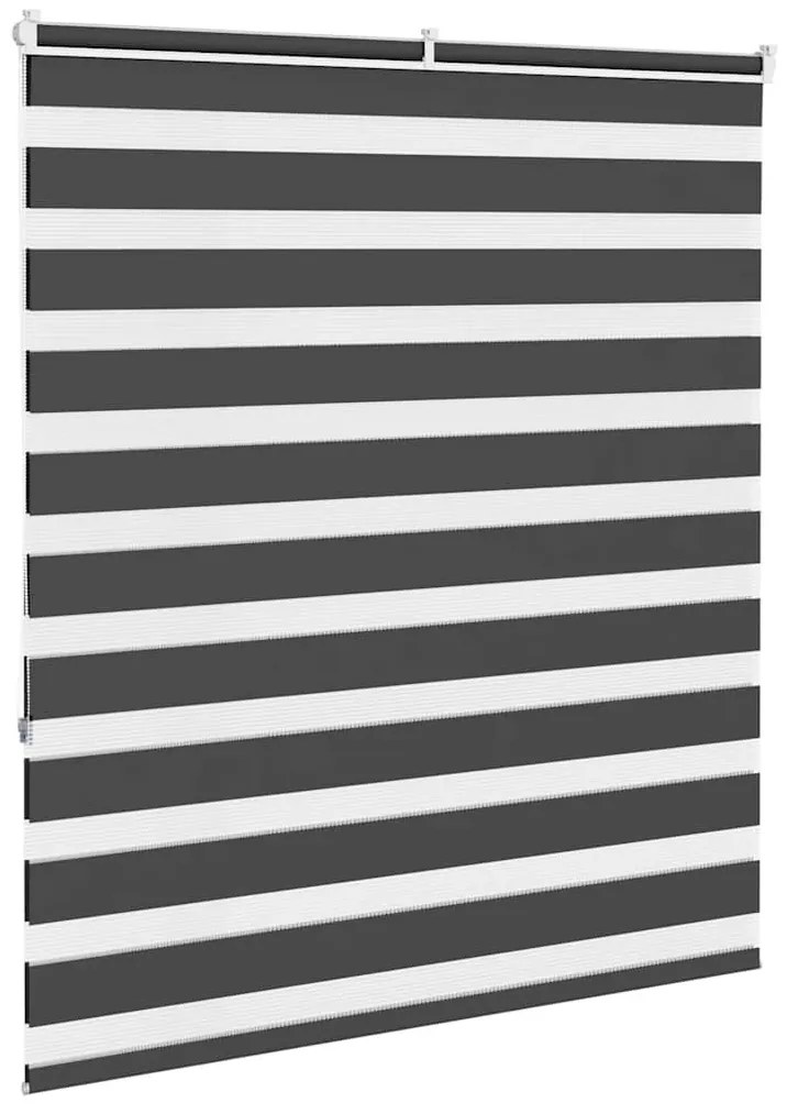 zebrafüggönnyel fekete szövetszélesség 130,9 cm poliészter