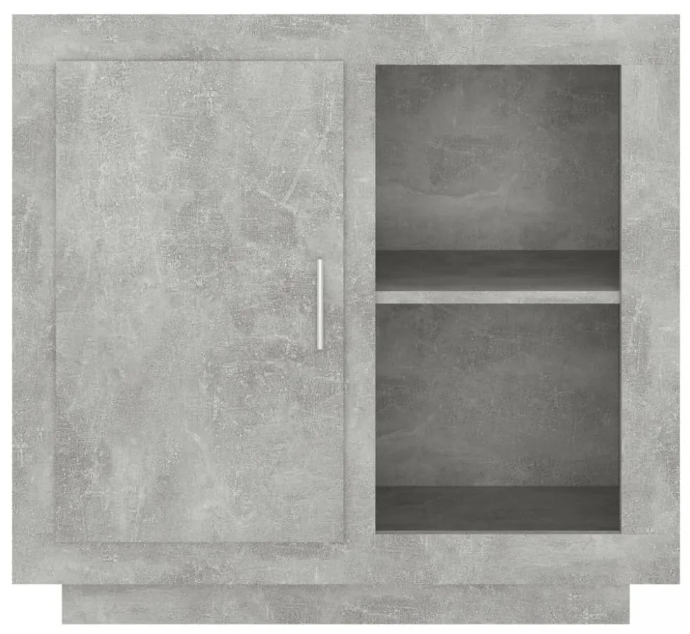 betonszürke színű tálalószekrény 80 x 40 x 75 cm