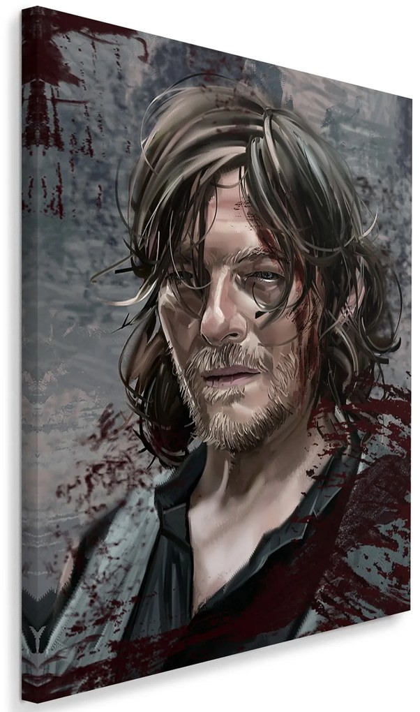 Gario Vászonkép The Walking dead, Daryl Dixon portréja - Dmitry Belov Méret: 70 x 100 cm