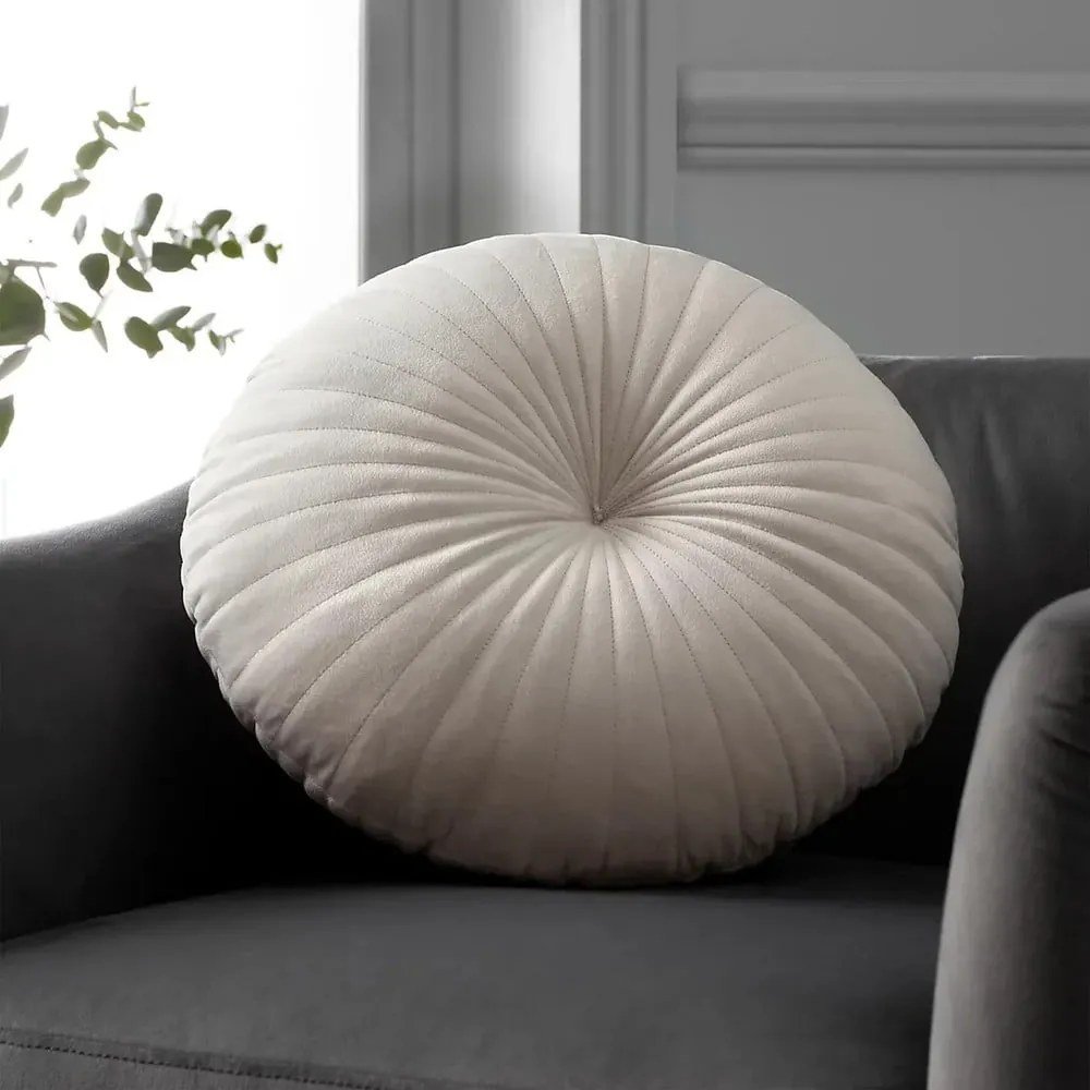 Bársony díszpárna ø 40 cm Round Soft Touch – Catherine Lansfield