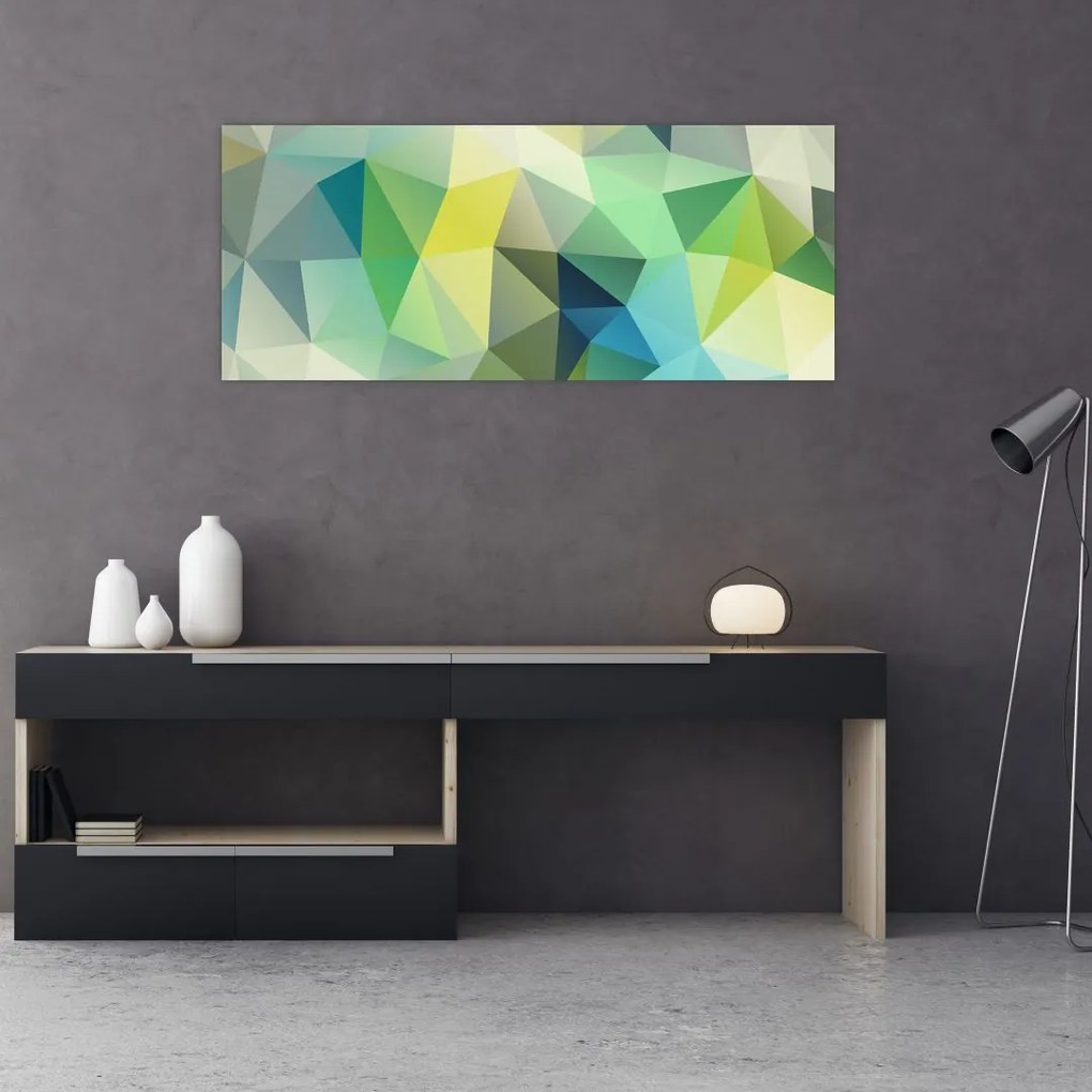 A geometriai absztrakció képe (120x50 cm)