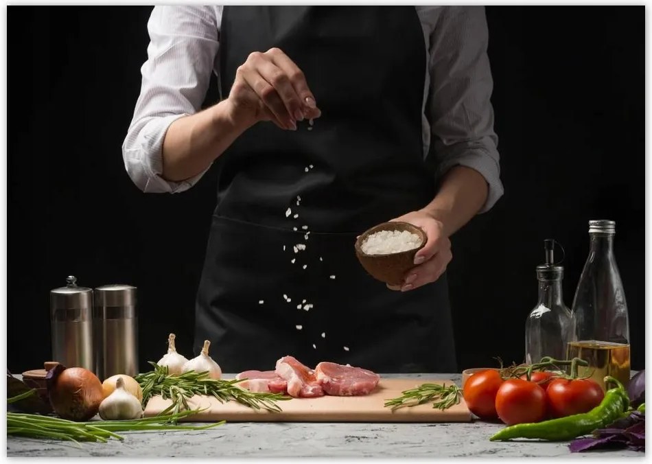 Poszterek A0 Szint Szakács só serpenyő