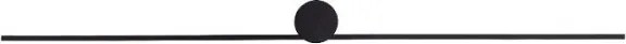 Fürdőszoba Tükörmegvilágító Lámpa Fekete PIN LED