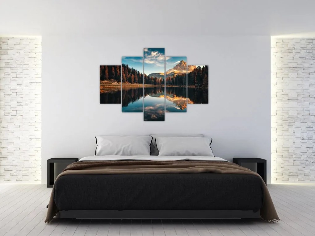 Kép - alpesi, olaszország, dolomitok, Antorno (150x105 cm)