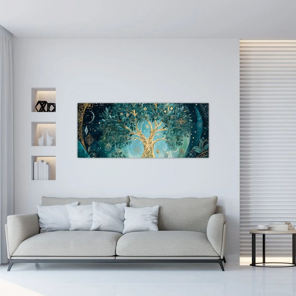 Kép – Életfa az univerzumban (120x50 cm)