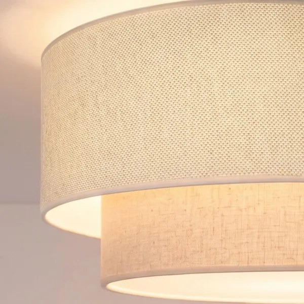 Brilagi - LED kábeles függőlámpa BOHO ECO 1xE27/10W/230V átmérő 40 cm krémszínű