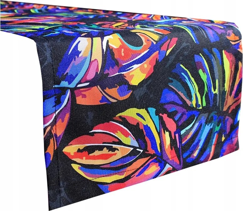 Futófelület Kerti Vízálló 40x150cm színes levelek monstery