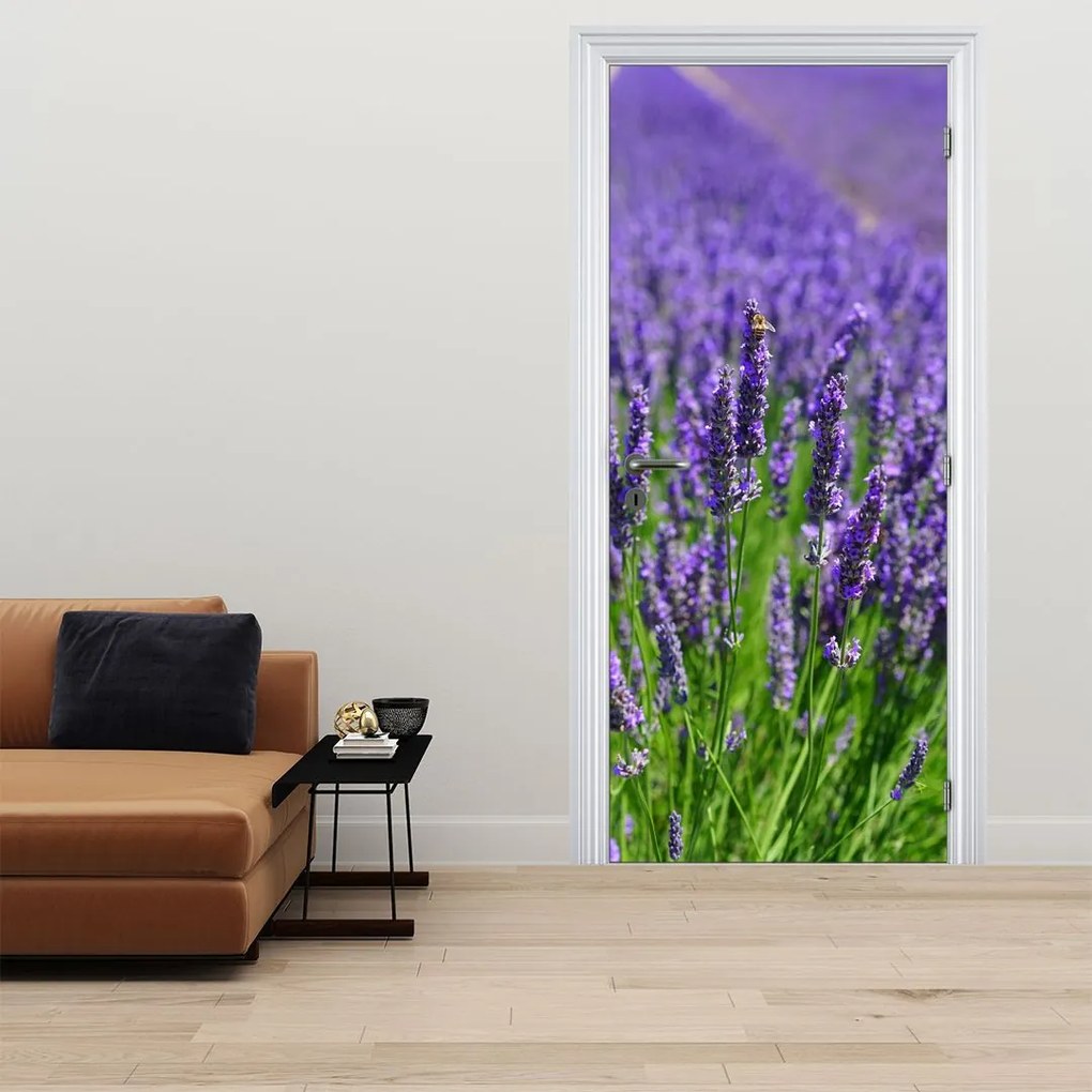 Fotótapéta ajtóra - Levendula (95x205cm)