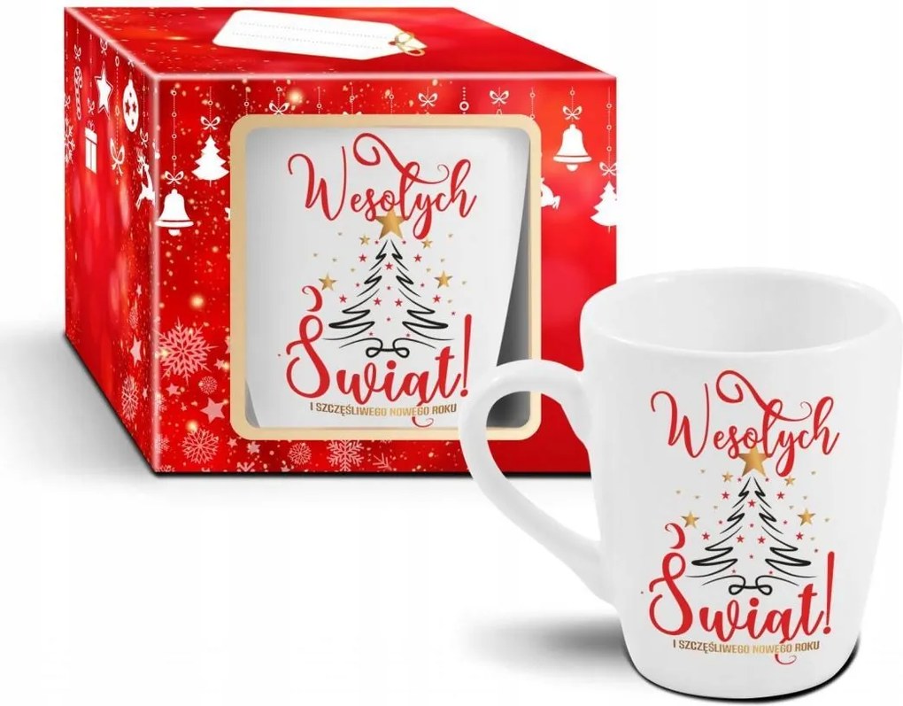 Bögre Hordó Vidám Ünnepeket, Ajándék Karácsonyra Nőnek Férfinak