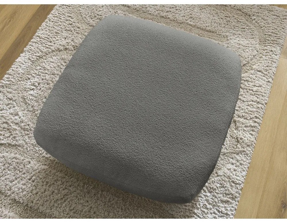 Sötétszürke buklé lábtartó Leonore – Bobochic Paris