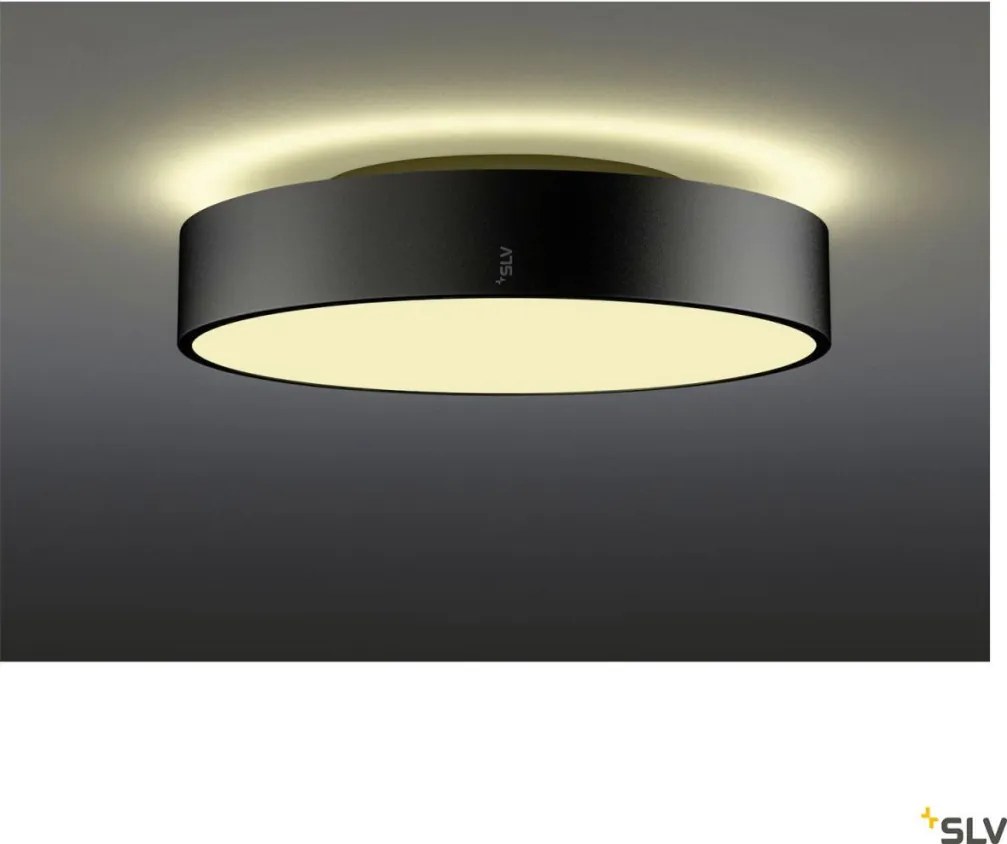 SLV 1007298 MEDO Modern Kültéri Mennyezeti Lámpa Fekete LED IP50