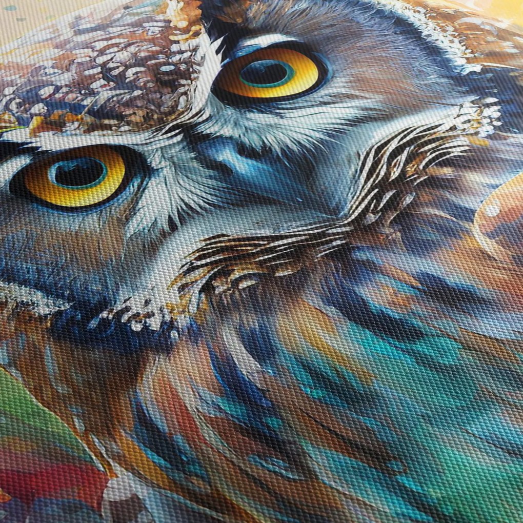 Kép - Egy bagoly festménye (90x60 cm)