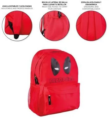 Deadpool iskolatáska, táska 41 cm