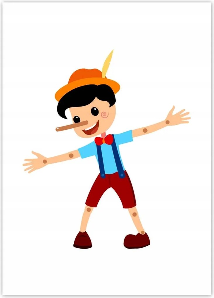 Poszterek 50x70 Fa játékbaba orral