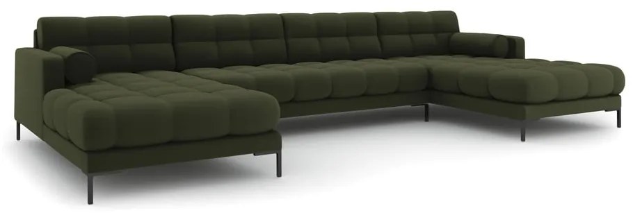 Zöld sarokkanapé (U alakú) Bali – Cosmopolitan Design