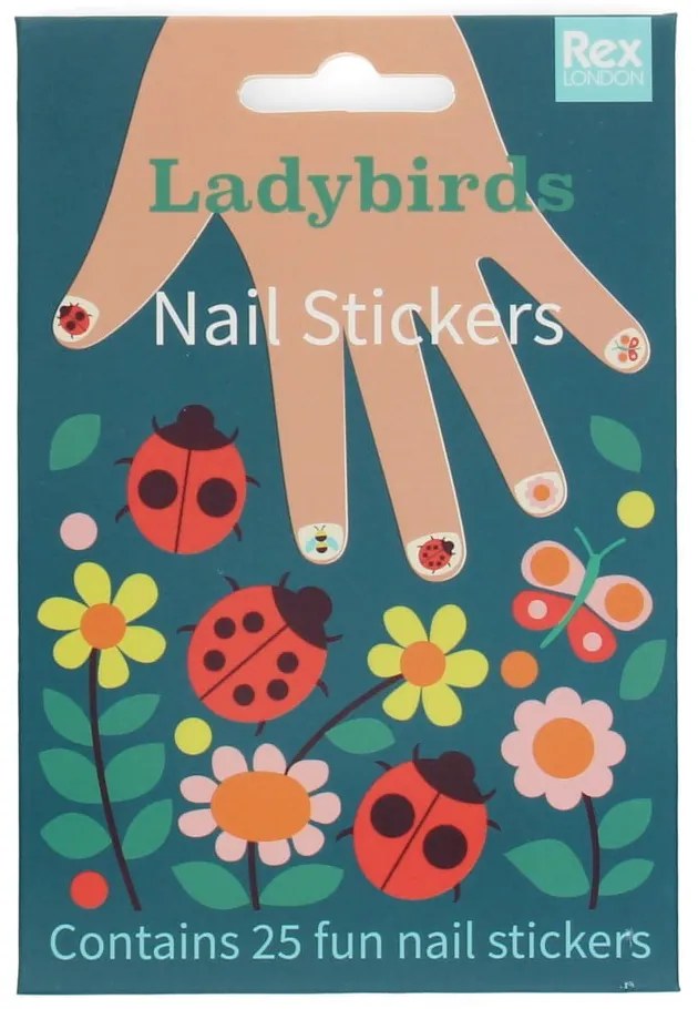 Kreatív készlet Ladybird – Nail stickers – Rex London