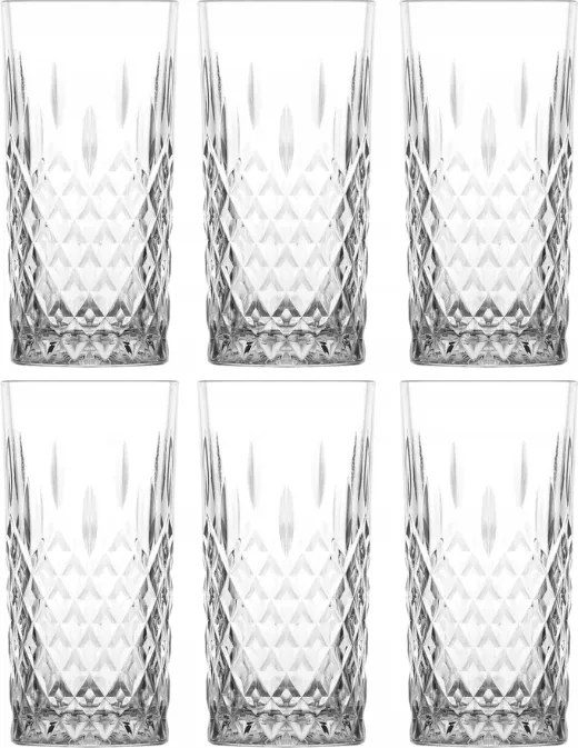 Lav Odin Pohár Szett 6 db-os Gyümölcslé Ital Pohár Szett 356 ml