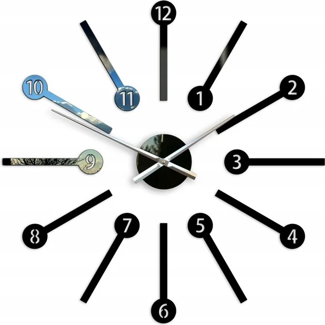 Falióra Felragasztható Nagy Modern Akril Falióra Loft Nappali