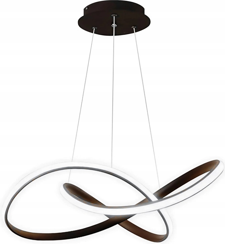 Led Mennyezeti Lámpa Függeszték Fekete Csillár Modern Szín Meleg Sárga