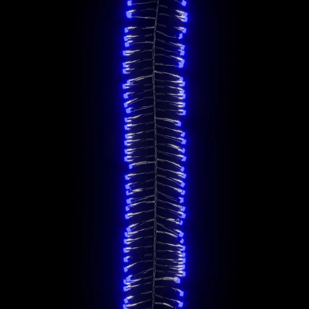 kék fényű fürtös PVC LED-szalag 3000 LED-del 23 m