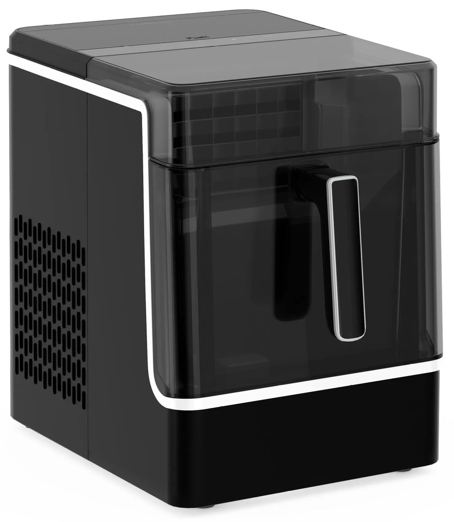 Klarstein Ice Lux jégkocka készítő, Rozsdamentes acél, 23 kg/24 ó, Öntisztító