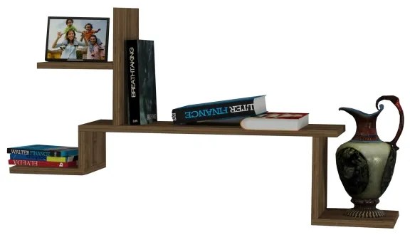 ROCK fali polc 58x107 cm barna