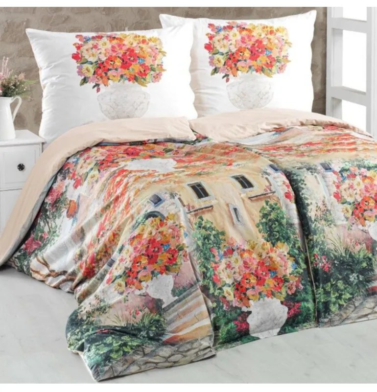 Provance mintás 3D ágyneműhuzat, A standard egyszemélyes ágy szett tartalma: 1x 140x200 + 1x 70x90